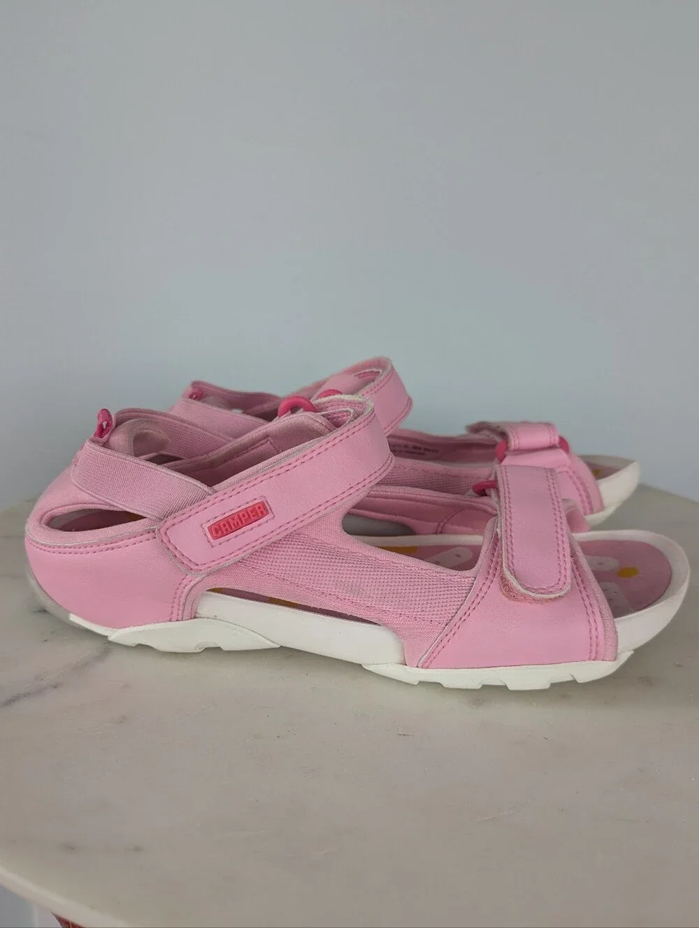 Camper Big Girls Ous Pink Casual Sandals